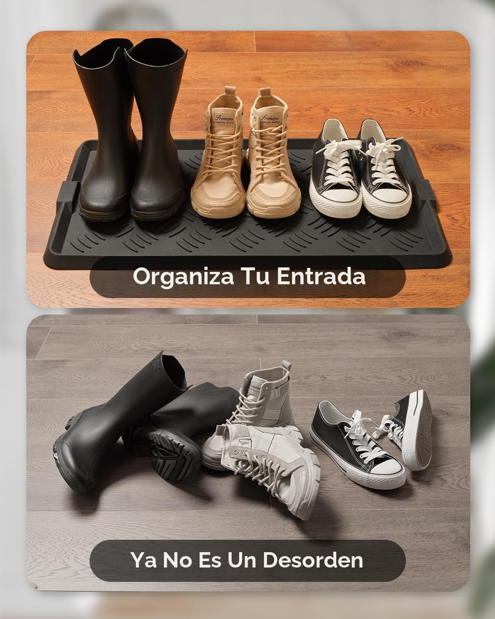 Alfombrilla para botas antiderrap 16x27.5"