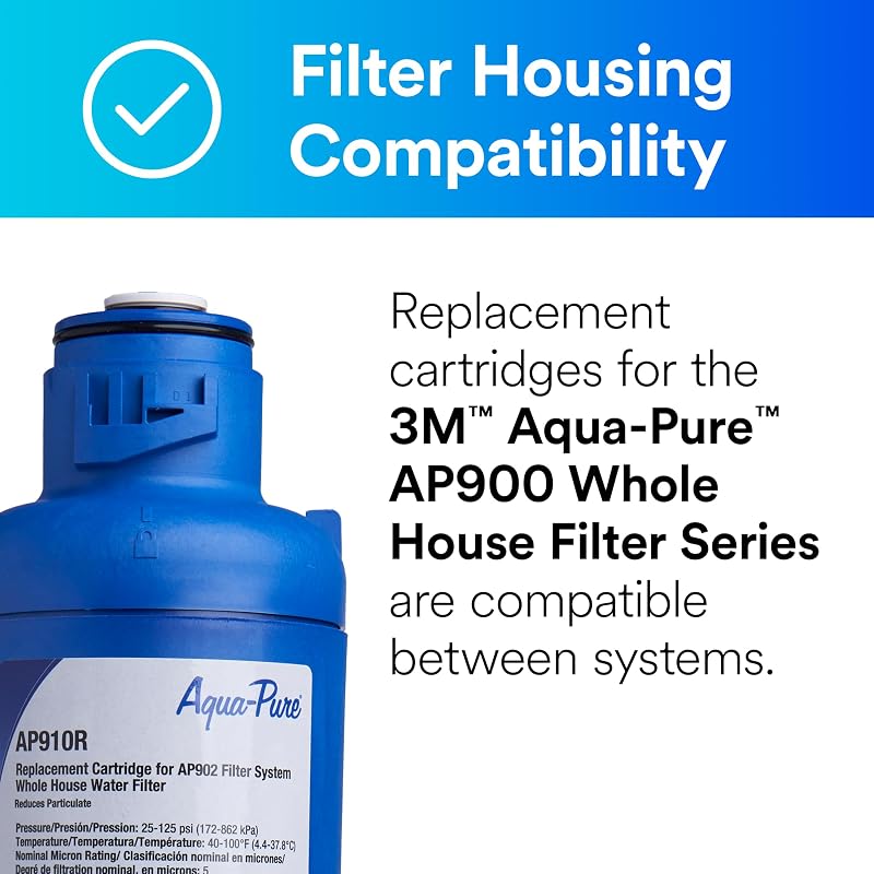 Filtro agua cambio rápido para sistema AP902