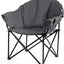 Silla camping plegable con asiento acolchado y bolsa