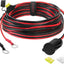 Adaptador enchufe 14AWG 14" con terminal ojales