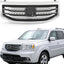 Parrilla delantera cromada plata y negro comp Honda Pilot