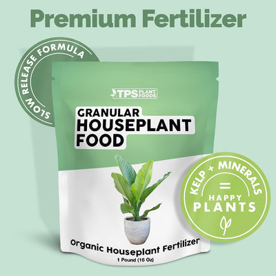 Fertilizante granular para plantas interiores 6oz