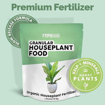Fertilizante granular para plantas interiores 6oz