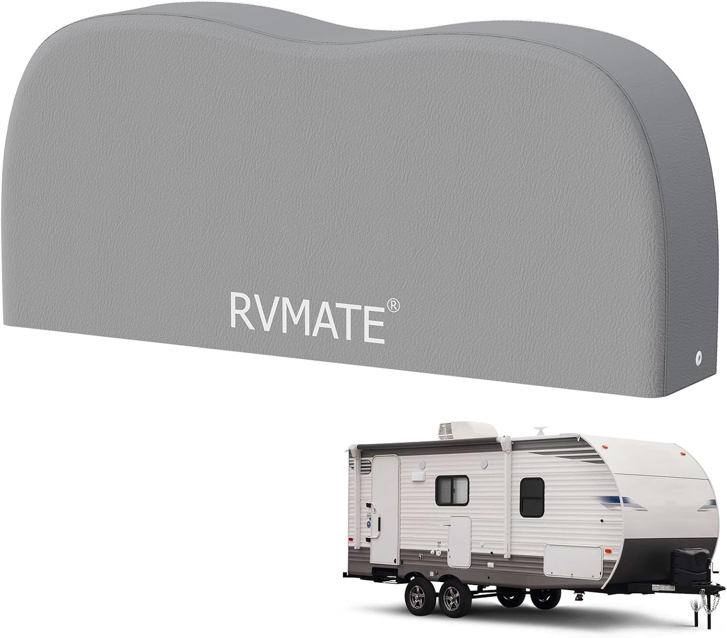 Fundas neumáticos RV dobles 27-30pulg impermeables gris