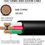Cable extensión 10AWG SJOOW 300V para soldadura y generador