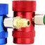 Adaptador A/C R1234yf con grifo lata y kit removedor núcleo