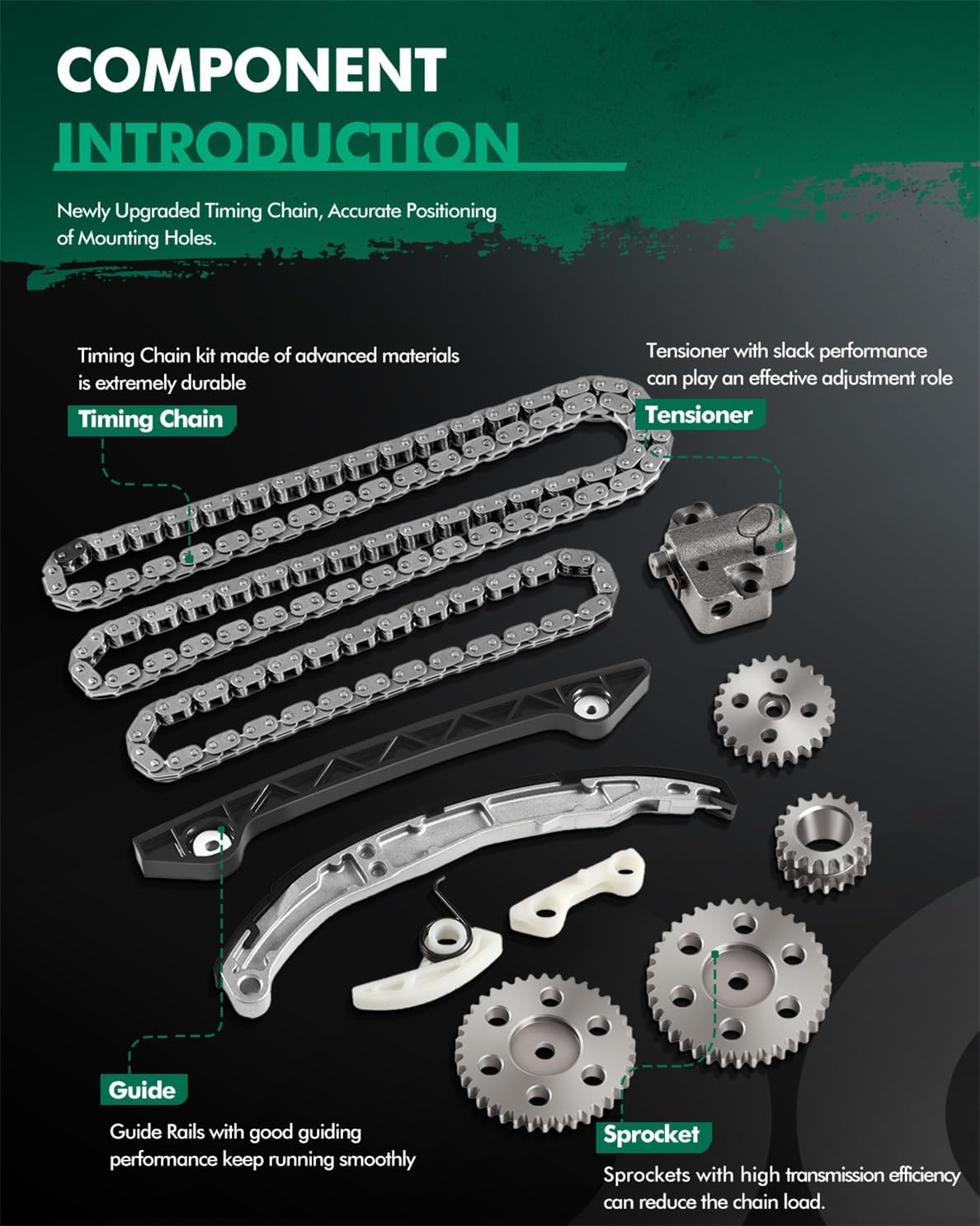 Kit cadena distribución motor Ford Ranger B2300 2.3L 01-12