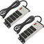2 Regletas enchufes 20 AMP 8 tomas taller garaje