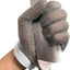 Guante malla A9 resistente cortes acero inox