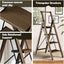 Escalera plegable 4 escalones aluminio antiderrap hogar