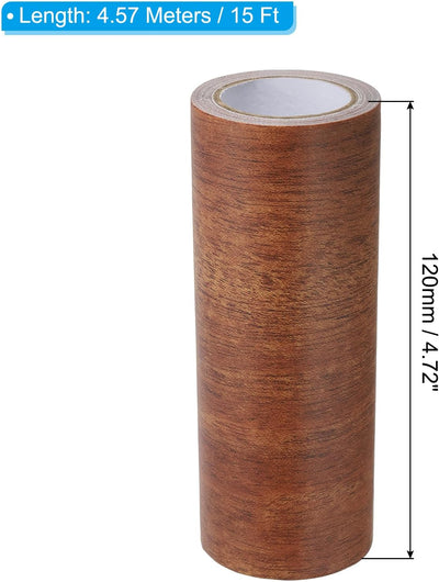 Cinta reparación madera textura realista autoadhesiva caoba