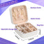 12 Pzas Organiz. Viaje Joyas Regalo Equipos Morado