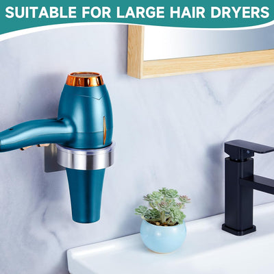 Soporte adhesivo para secador de pelo baño peluquería