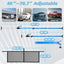 Barra carga ajustable 79" divisor camioneta antiderrap