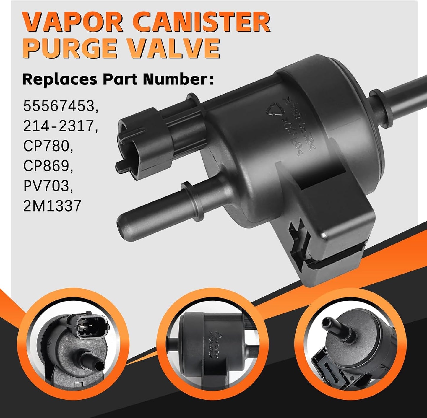 Válvula purga EVAP solenoide comp Chevy Sonic 12-18 Cruze