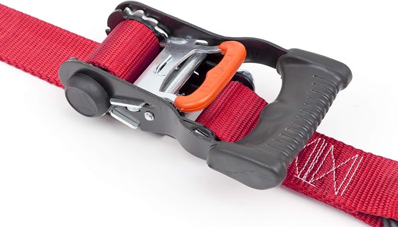 Correas trinquete ergonómico 1.5" x7ft ganchos S 1000lb