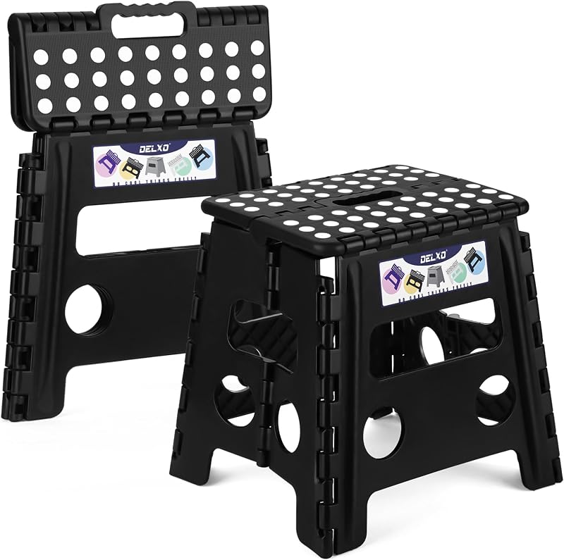 Taburete plegable 13" set 2 300lb para niños y adultos