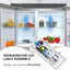 Repuesto módulo luz tablero refrigerador comp Whirlpool