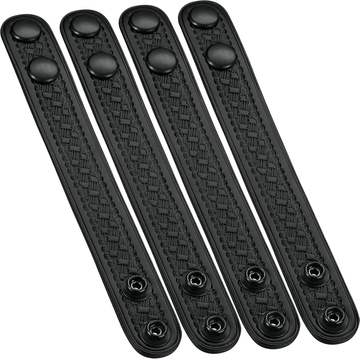 Portacinturones doble cierre presión pack 4