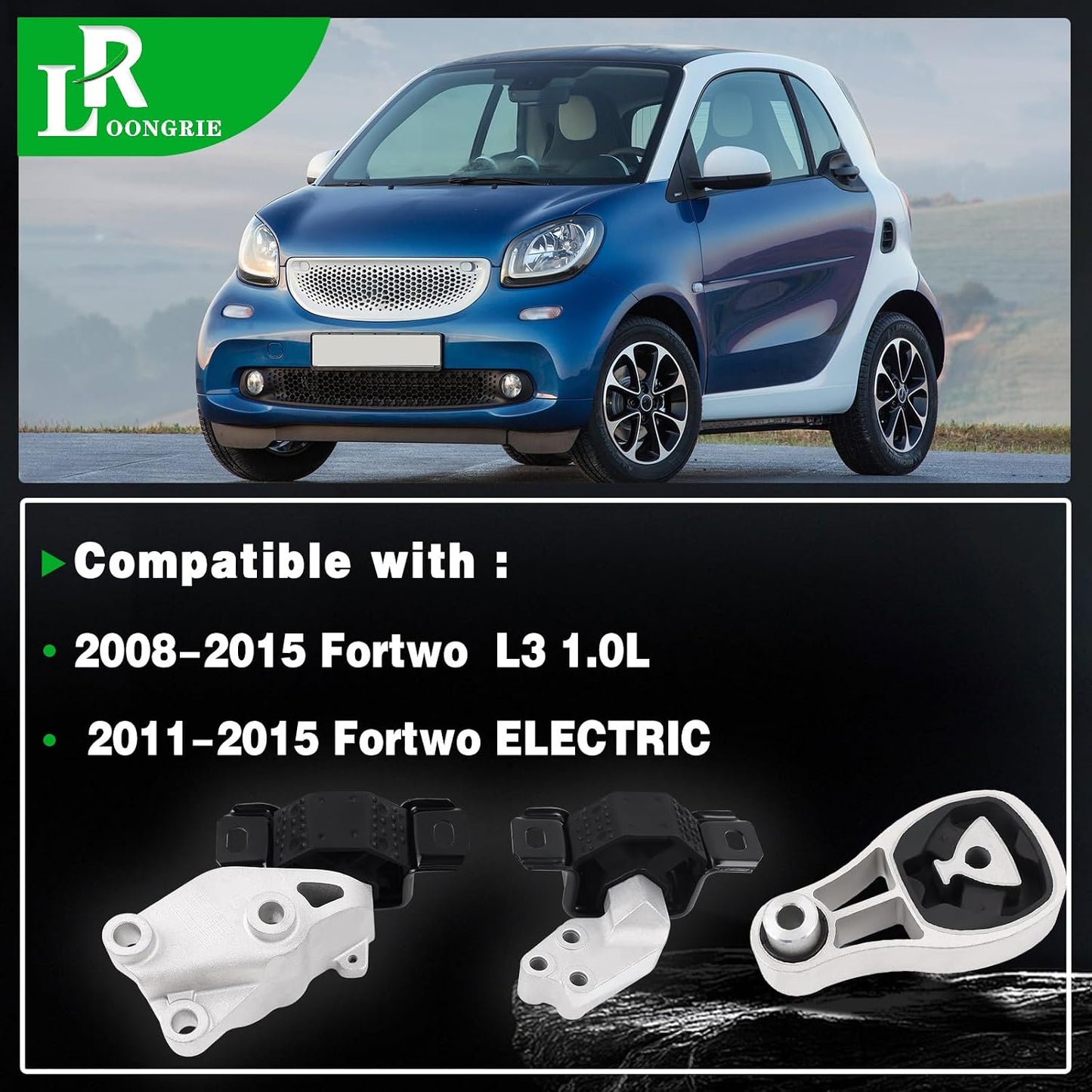 Kit motor transmisión comp Smart Fortwo L3 1.0L 08-15