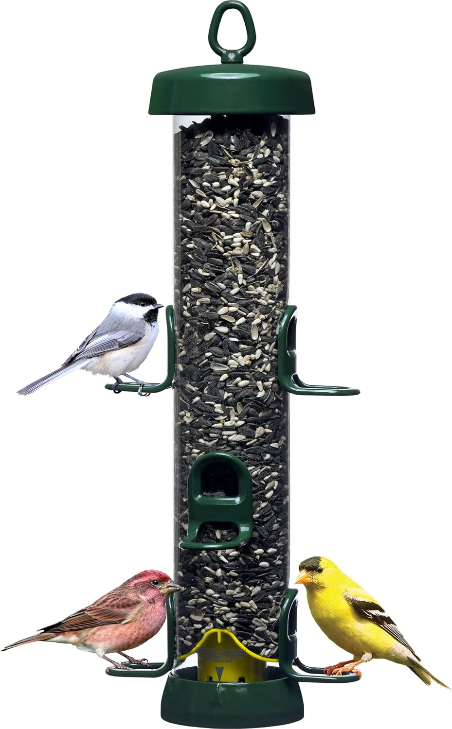 200 Comederos Pájaros Metal 6 Puertos 3.4lb