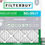 Filtro aire MERV 8 30x30x1 plisado electrostático HVAC