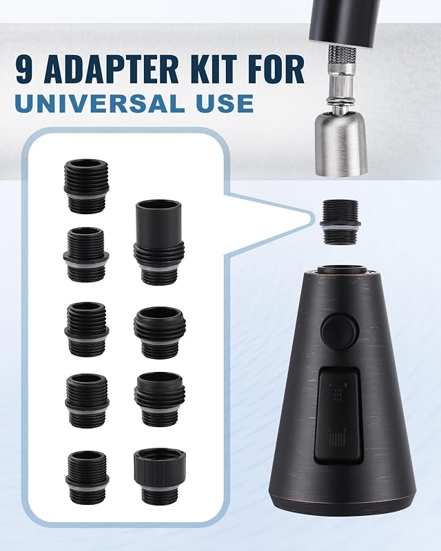 Cabezal rociador llave cocina extraíble 3 funciones comp Moen