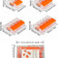 56 Conectores Alambre Empalme Transparentes 2/3/4/5 Conductores