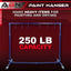 Percha pintura ajustable 7ft estante 50-70pulg ruedas