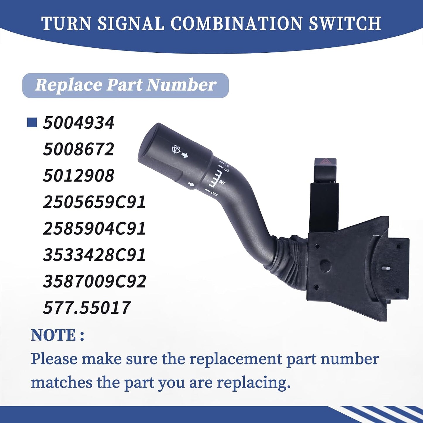 Interruptor señal giro comp International IHC C91