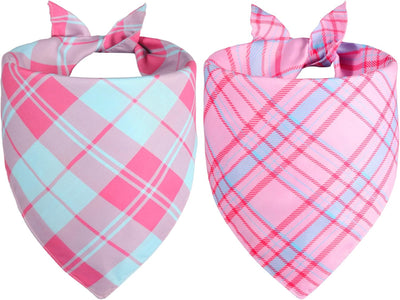 Bandana rosa para perro niña 2uds reversible duradero