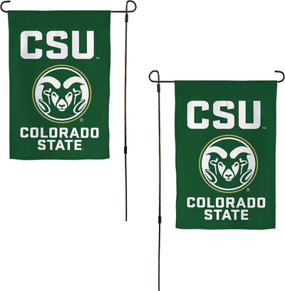 Bandera jardín CSU Colorado State Rams 19x12"