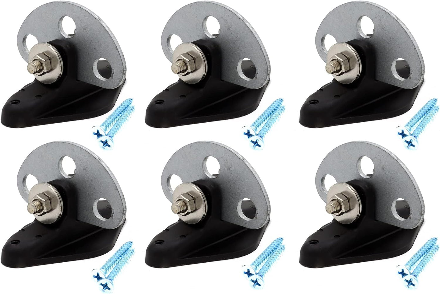 6 Aisladores Pinlock Conector Puerta 3 Puntos