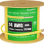 Cable trazador 14 AWG cobre sólido amarillo
