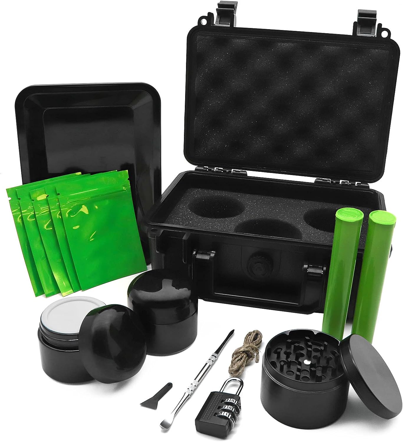 Caja almacenamiento plástico ABS con cerradura impermeable