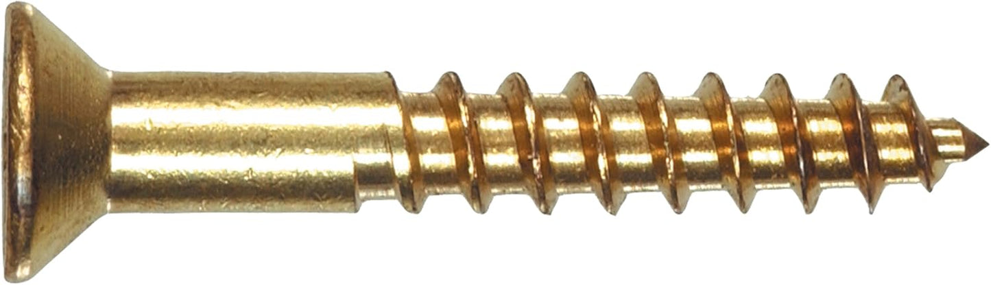 20 Tornillos Latón Ranurados 10x2 Tornillo Madera