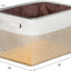 Cubo plegable tela con asas para organizar armario 15x10x9.5