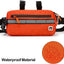 Bolsa impermeable manillar bicicleta niño bandolera naranja
