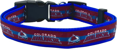 Collar avalancha NHL Colorado para mascotas grande ajustable