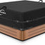Cubierta bañera hidromasaje 600D poliéster 80x80x20" negro