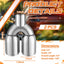 Puntas dobles escape acero inox 2.5x3.5pulg