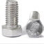 Tornillos hexagonales M10 acero inox A2-70 rosca métrica