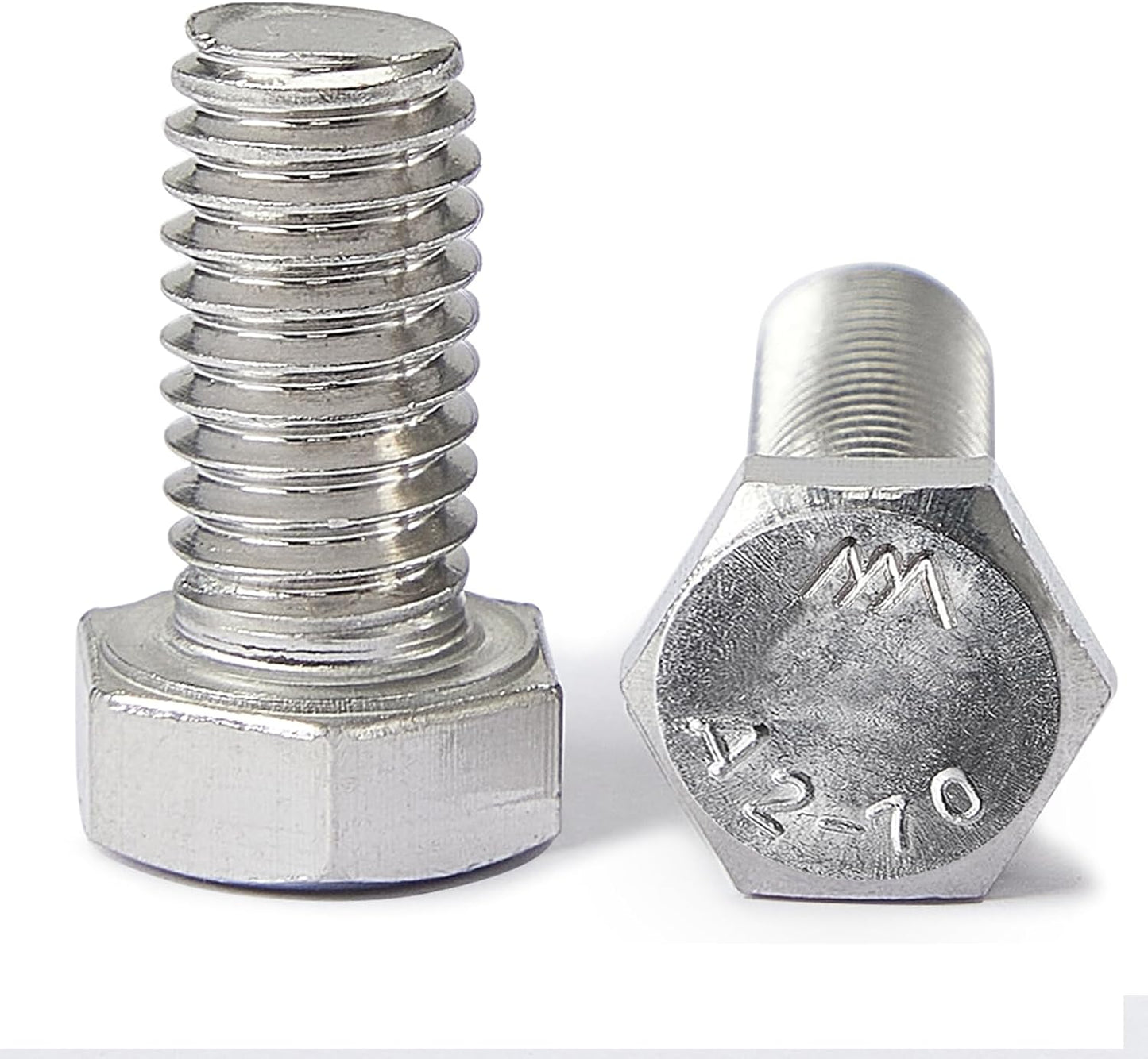 Tornillos hexagonales M10 acero inox A2-70 rosca métrica