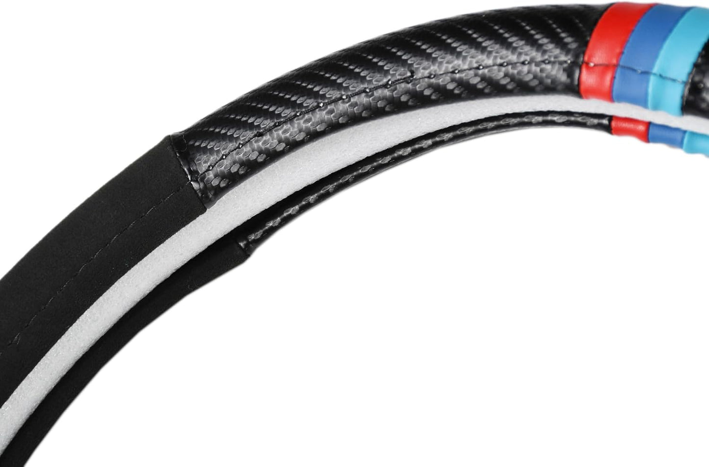 Funda volante fibra carbono antiderrap 14.5-15"