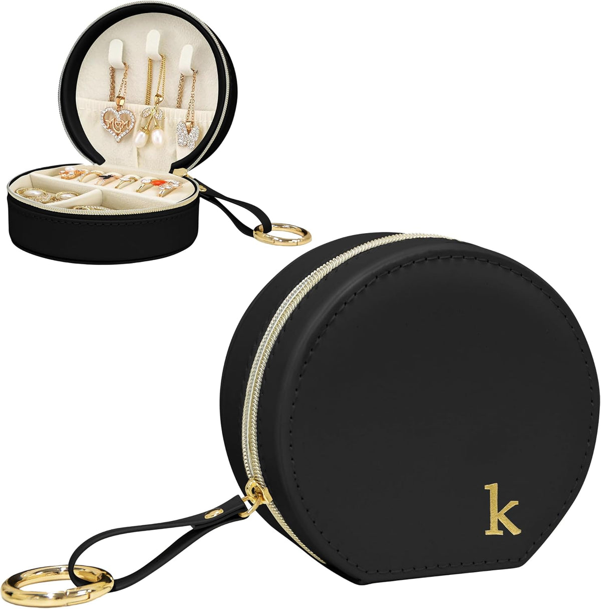 Joyero 4.5pulg cadena dorada regalo personalizado