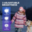 Gorro LED niños recargable USB con luz invierno