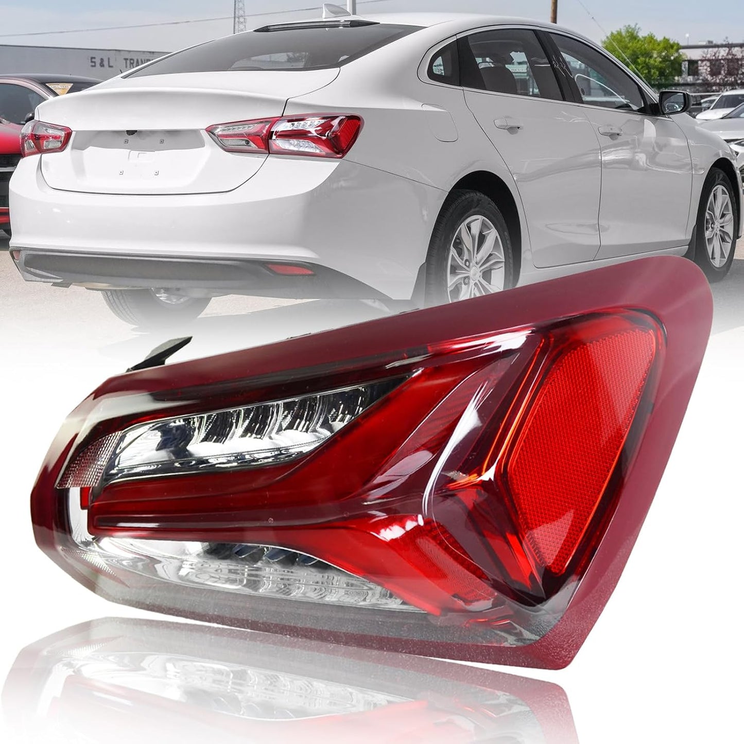 Repuesto luz trasera Chevy Malibu LED