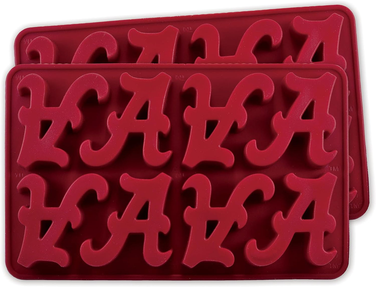 Juego bandejas silicona cubos hielo NCAA Alabama