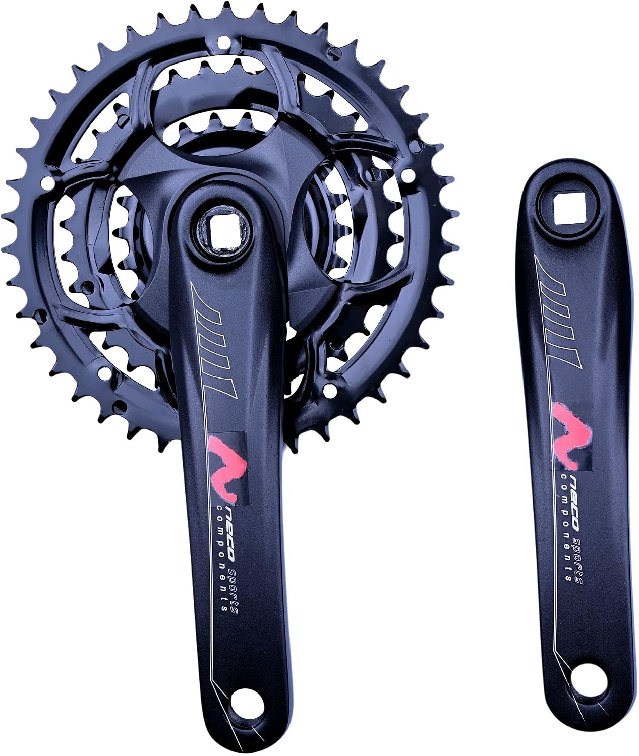Set bielas bicicleta MTB 22/32/42t 6.693pulg