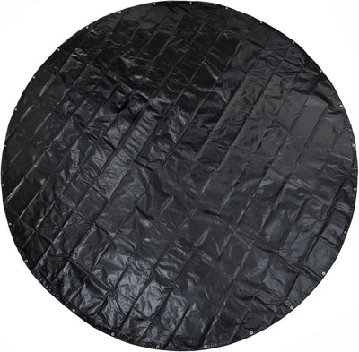 Lona redonda impermeable negra 10ft cubierta piscina inflable